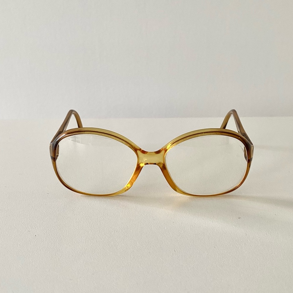 Vintage Zeiss West Germany Acetate Oversized Eyeglasses *FRAMES ONLY* - Picture 3 of 16